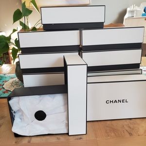 4 small Chanel boxes